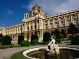 Facade and Entrance to Museum of Fine Arts (circa 1871-91)  Vienna  Austria