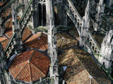 St Andre Cathedral Viewed from Above  Bordeaux  Aquitaine  France