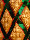 Colourful Glass Mosaic at Temple  Vientiane  Vientiane Prefecture  Laos