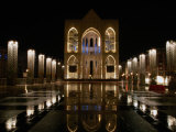 Place St Lambert at Night  Liege  Belgium