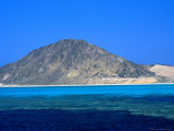 View of Rocky Island  South of Zabargad  Red Sea  Egypt