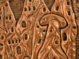 Detail of Copper Representation of "Fairy Chimneys " Goreme  Cappadocia  Turkey