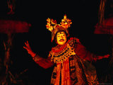 Dancer Performing Topeng Dance  Sanur  Bali  Indonesia