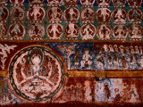 Wall Painting at Alchi Gompa (Monastery)  Alchi  Jammu & Kashmir  India