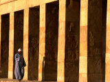 Man at Hatshepsut Temple  Luxor  Egypt
