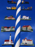 Traditional Maypole from Rural Hohenkammer Village  Germany