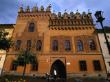 Facade of Thurzov Dom (1532) Features a Spis Renaissance Attic  Levoca  Slovakia