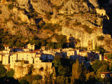Sunlight on the Village of Moustiers Sainte Marie  Gorges Du Verdon  France
