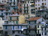 Terraced Houses in Seaside Village  Corniglia  Liguria  Italy