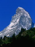 Peak of Matterhorn  Zermatt  Switzerland