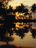 Sunset Over Khlong Phrang Hat  Trat  Thailand