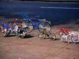 Metal Wire Bicycles and Toys for Sale on City Streets  Maputo  Mozambique