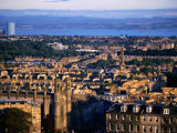 Royal Botanic Gardens  River Forth and the Church of St Paul  Edinburgh  Scotland