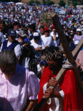 Pilgrim in Santuario De La Inmaculada Concepcion Parade  Chile