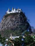 Monasteries  Stupas and Shrines on Mt Popa  Mt Popa  Myanmar (Burma)