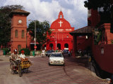 Traffic Outside Christ Church  Melaka  Malaysia