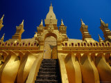 Detail of Pha That Luang  Vientiane  Laos