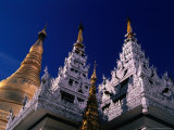 Roofline of Shwe Dagon Pagoda/Paya  Yangon  Myanmar (Burma)