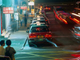 Peak Hour Traffic in Kowloon  Hong Kong  China