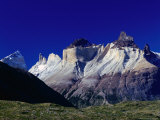Cuernos Del Paine Mountain  Torres Del Paine National Park  Chile
