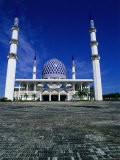 Exterior of Shah Alam Mosque Kuala Lumpur  Wilayah Persekutuan  Malaysia