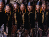 Traditional Javanese Wayang Golek in an Ubud Shop Front  Ubud  Indonesia