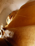 Giant Reclining Buddha at Manuha Paya  Bagan  Myanmar (Burma)
