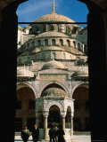 Entrance to Inner Courtyard of Sultan Ahmet Camii (Blue Mosque)  Istanbul  Turkey