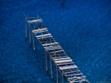 Abandoned Pumice Quarry Jetty Sicily  Italy