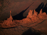 Aerial of Monument Valley Navajo Tribal Park  Monument Valley Navajo Tribal Park  Arizona  USA