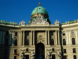 Curved Facade of the Michaelertrakt  Vienna  Austria