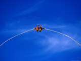 Bungy Rocket  a Variation on Bungee Jumping in a Tandem Capsule  New Brighton  New Zealand