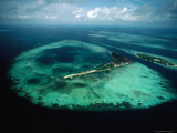 Aerial View of Islands and Reefs in the Java Sea  Indonesia