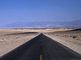 Long  Straight Road Through Death Valley  Death Valley  California  USA