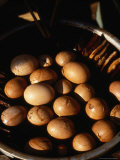 Street Stall Selling Traditional "Tea Eggs " Shanghai  China