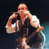 Francis Rossi of Status Quo Makes Faces at the Crowd in the Clyde Auditorium  October 1999