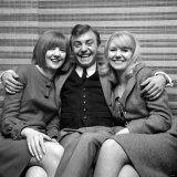 Gerry Marsden of Gerry and the Pacemakers Sits with Cilla Black & Julie Samue  December 1964