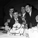 Gerry Marsden Celebrates His 21st Birthday 1963 with His Family at a Hall in Allerton  Liverpool