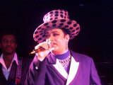 Boy George from Culture Club Singing at the Labour Conference Party  September 1999