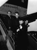 Gerry Marsden and the Pacemakers Rock and Roll Group Leave London for Tour of Switzerland