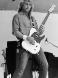 Rick Parfitt of Status Quo at Live Aid Concert 1985  Wembley Stadium
