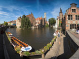 Belfort and River Dijver  Bruges  Flanders  Belgium