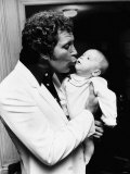 Tom Jones with His Grandson Alexander