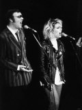 Kim Wilde and Her Father Marti Wilde Both Singers at Aids Concert