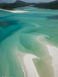 Australia  Queensland  Whitsunday Coast  Whitsunday Islands  Whitehaven Beach  Aerial View