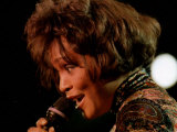 Whitney Houston During Performance at the Birmingham Nec