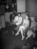 Marilyn Monroe with Husband Arthur Miller and Vivien Leigh  July 1956