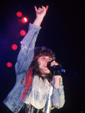 Jon Bon Jovi Performing with Band at Hammersmith Odeon in 1986