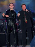 Tom Jones Performing at Brit Awards with Robbie Williams  February 1998