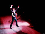 Singer Tom Jones Performing at Flamingo Hotel in Las Vegas  as Part of His American Tour in 1969